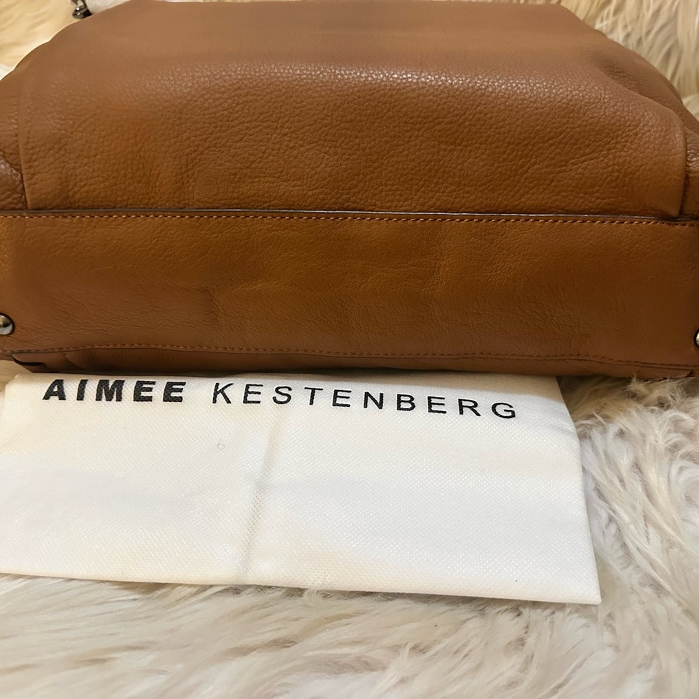 Aimee Kestenberg Tan Leather Men's Bag - Picture 4 of 12